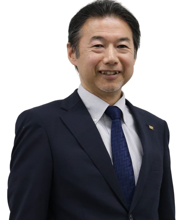 大学院理工学研究科 研究科長 長谷川忠大のバストアップポートレート